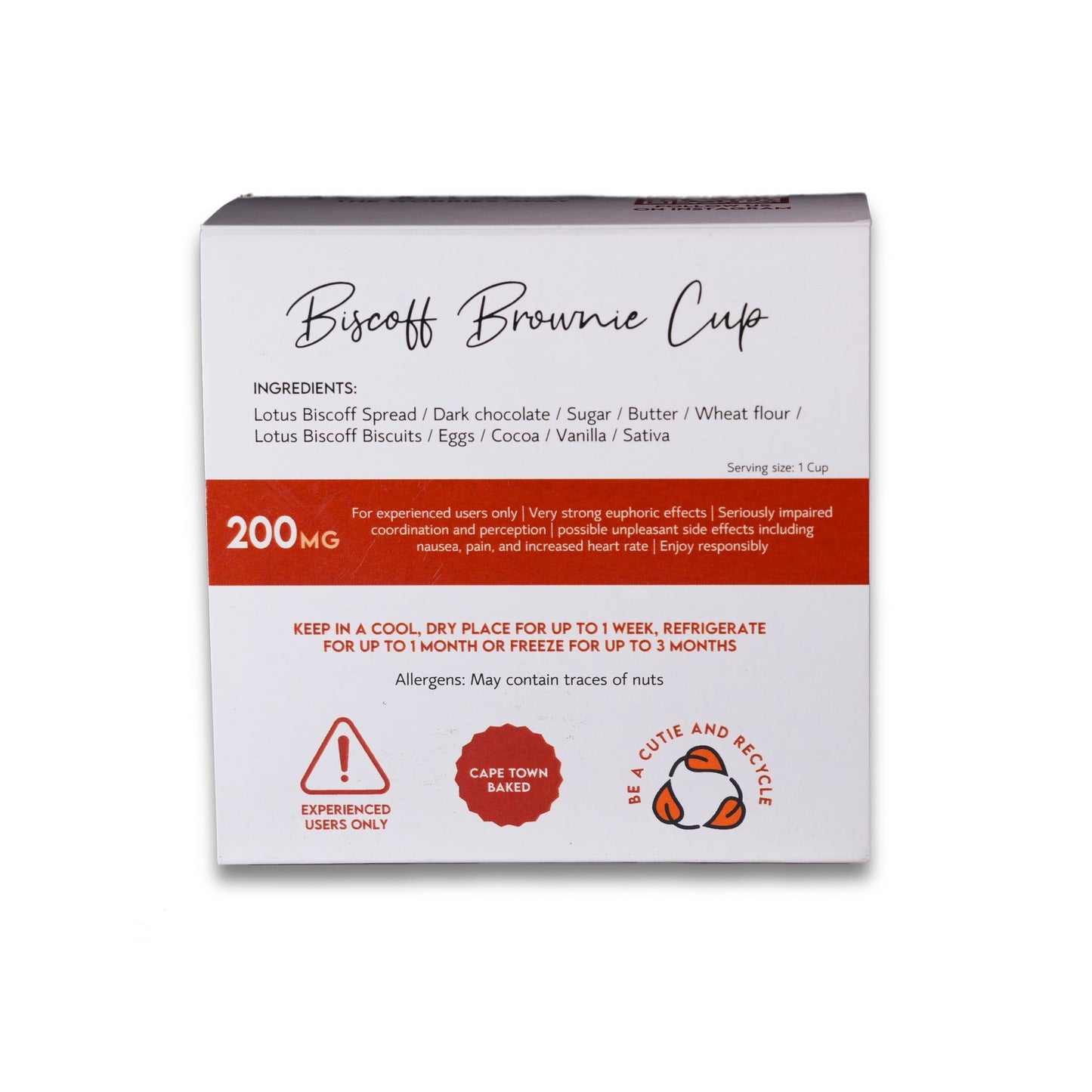 Biscoff Brownie Cup 200mg