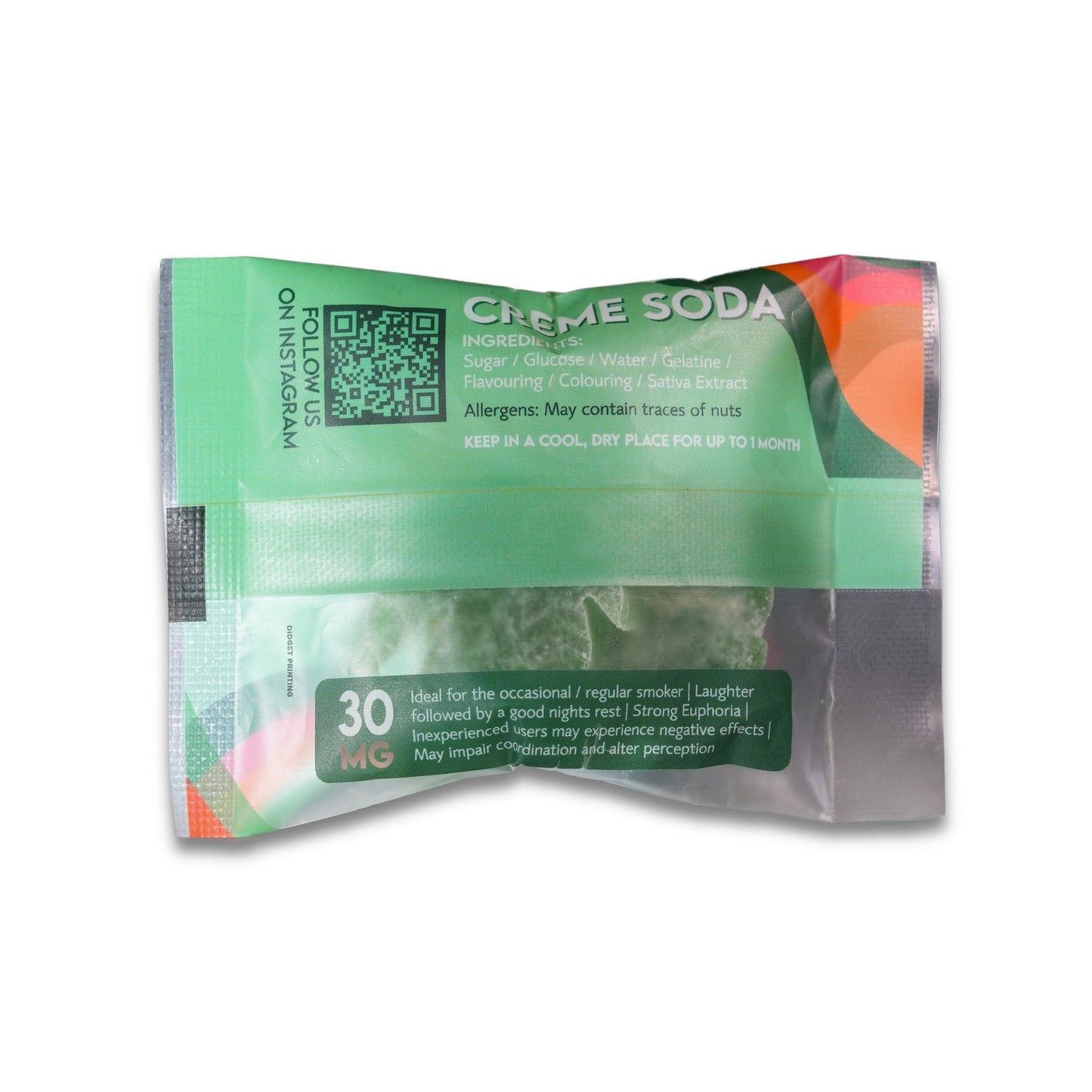 Mary Jane Weed Leaf Cream Soda Gummie 60mg