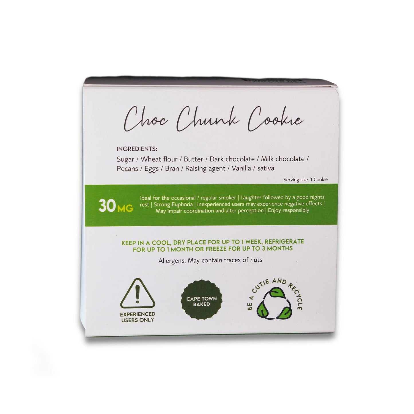 Mary Jane Choc Chunk & Pecan Cookies Box 30mg