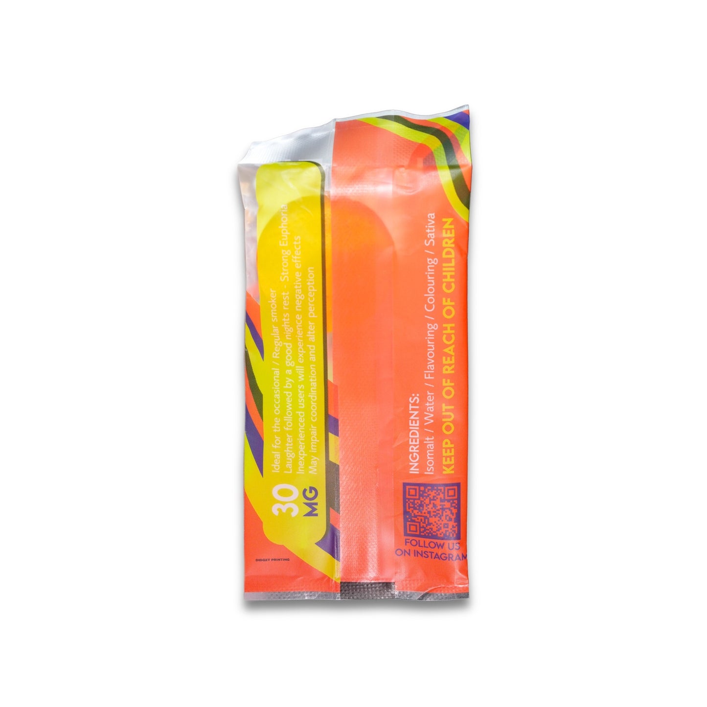 Mary Jane Orange (Sugar-Free) Lollipop 30mg