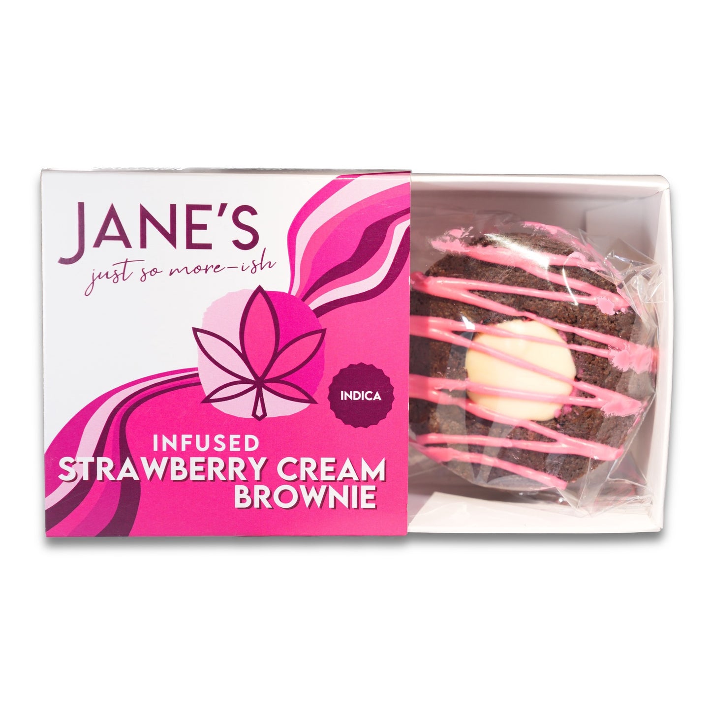 Strawberry Cream Brownie 30mg