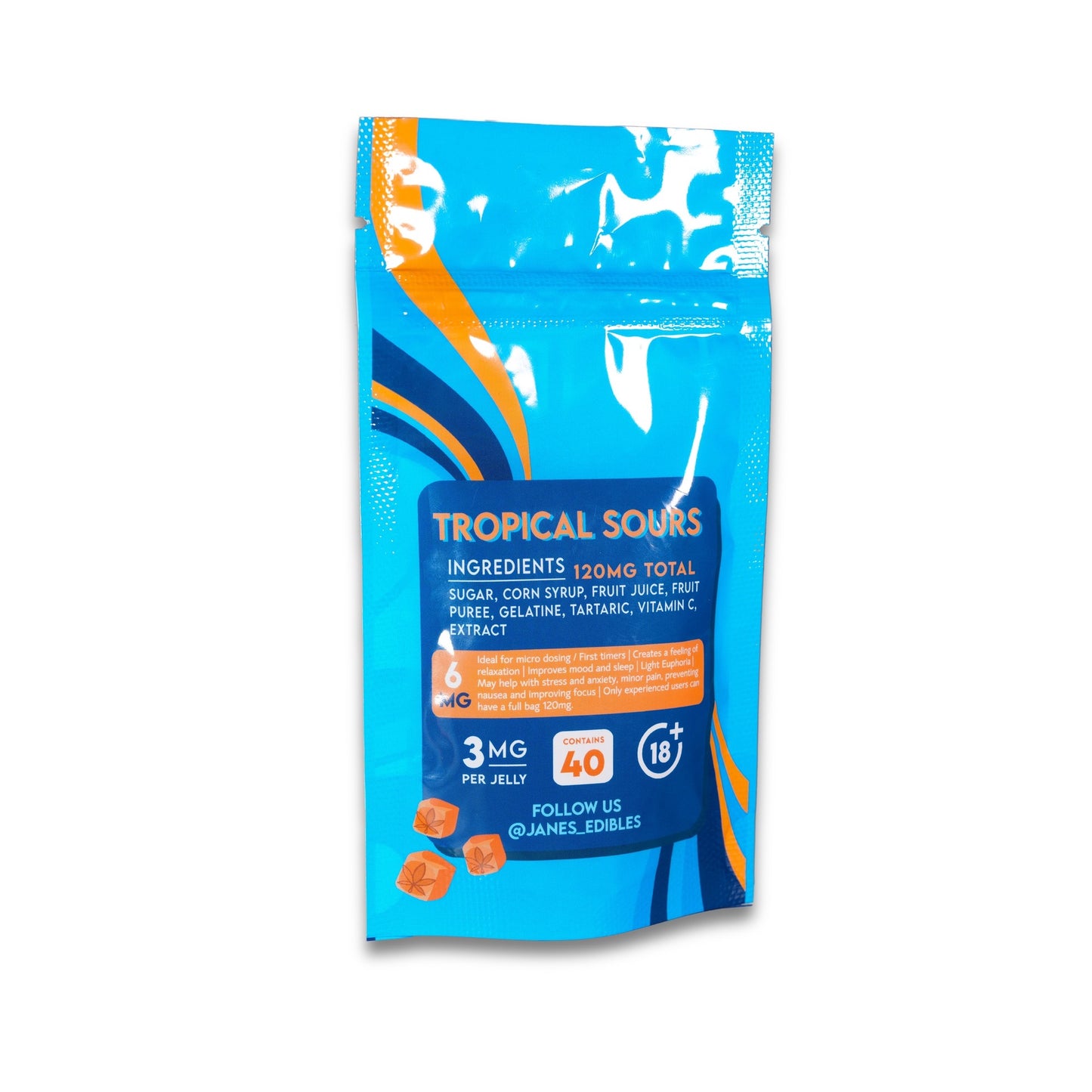 Mini Jellies Tropical Sours 120mg