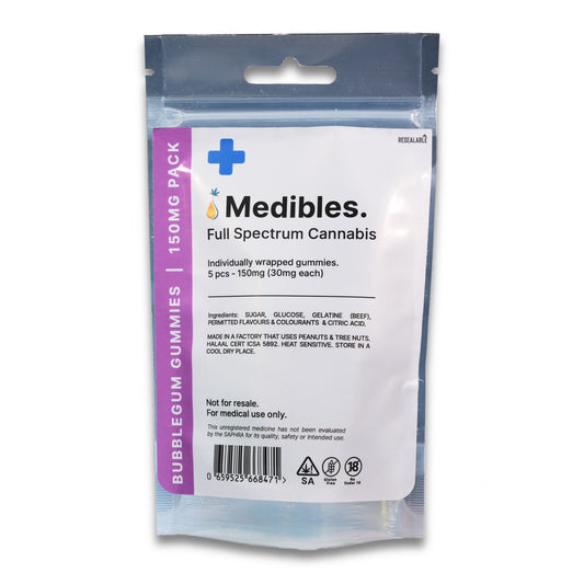 Medibles Bubblegum Gummies 150mg