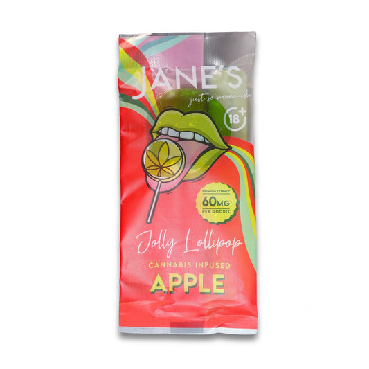 Mary Jane Apple Lollipop 60mg