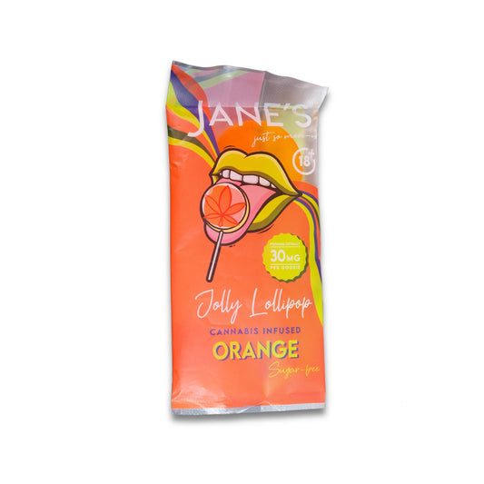 Mary Jane Orange (Sugar-Free) Lollipop 30mg