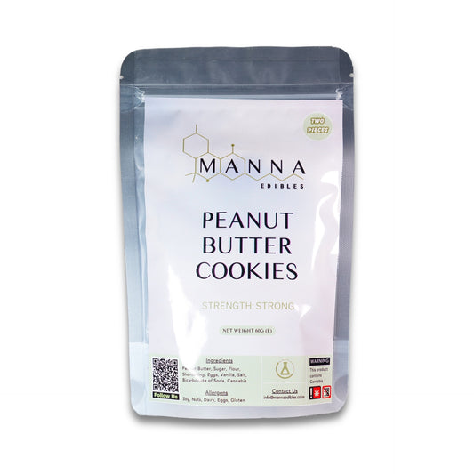 Manna Peanut Butter Cookies 2 Pack 90mg