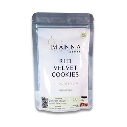 Manna Red Velvet Cookies 2 Pack 90mg