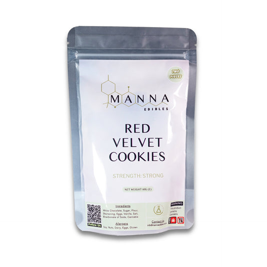 Manna Red Velvet Cookies 2 Pack 90mg