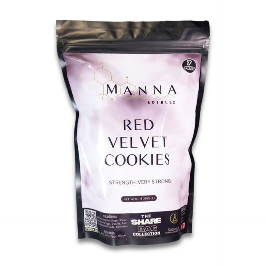 Manna Red Velvet Cookies Share Bag