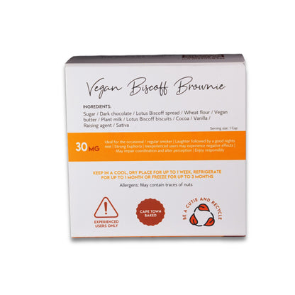 Vegan Biscoff Brownie 30mg